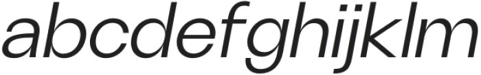 ZT Talk Expanded Italic otf (400) Font LOWERCASE