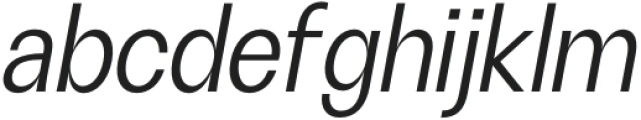 ZT Talk Italic otf (400) Font LOWERCASE