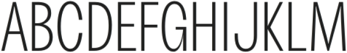 ZT Talk Light Condensed otf (300) Font UPPERCASE