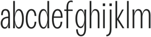 ZT Talk Light Condensed otf (300) Font LOWERCASE