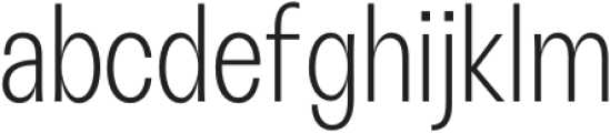 ZT Talk Light Semi Condensed otf (300) Font LOWERCASE