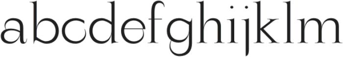 ZT Yaglo Light otf (300) Font LOWERCASE