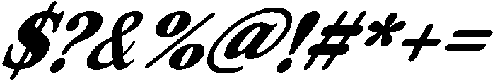 ZT Ôtez Black Italic otf (900) Font OTHER CHARS