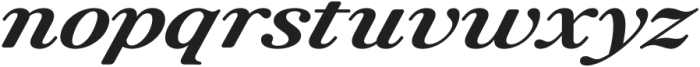 ZT Ôtez Expanded Italic otf (400) Font LOWERCASE