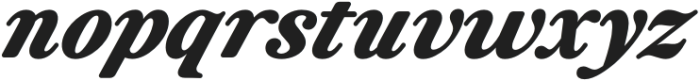 ZT Ôtez Extra Bold Italic otf (700) Font LOWERCASE