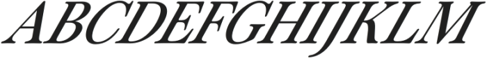 ZT Ôtez Extra Light Italic otf (200) Font UPPERCASE