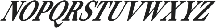 ZT Ôtez Medium Semi Condensed Italic otf (500) Font UPPERCASE