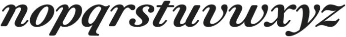 ZT Ôtez Medium Semi Expanded Italic otf (500) Font LOWERCASE