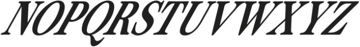 ZT Ôtez Semi Condensed Italic otf (400) Font UPPERCASE