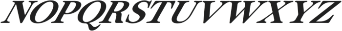 ZT Ôtez Semi Expanded Italic otf (400) Font UPPERCASE