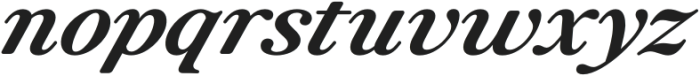 ZT Ôtez Semi Expanded Italic otf (400) Font LOWERCASE