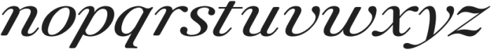 ZT Ôtez Thin Expanded Italic otf (100) Font LOWERCASE