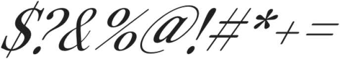 ZT Ôtez Thin Italic otf (100) Font OTHER CHARS