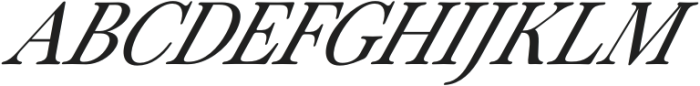 ZT Ôtez Thin Italic otf (100) Font UPPERCASE