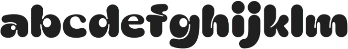 Zt Shago Extra Rounded otf (400) Font LOWERCASE