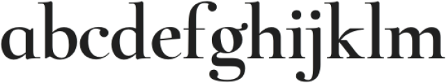 ZtChablis-Bold otf (700) Font LOWERCASE