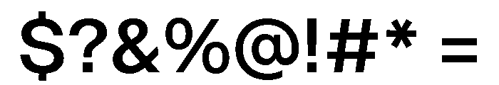 ZT Nature Medium Font OTHER CHARS