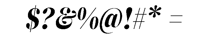 ZT Neue Ralewe ExtBd Ita Font OTHER CHARS