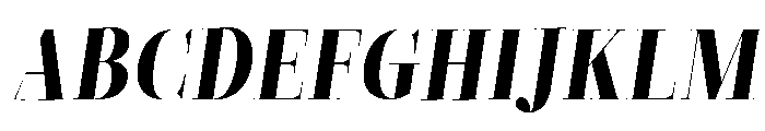 ZT Neue Ralewe ExtBd Ita Font UPPERCASE