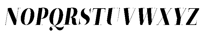 ZT Neue Ralewe ExtBd Ita Font UPPERCASE