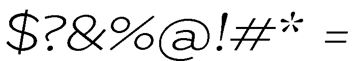 Zt Nezto DEMO ExtLt Ita Font OTHER CHARS