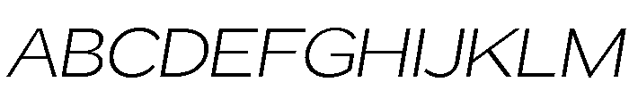 Zt Nezto DEMO ExtLt Ita Font UPPERCASE