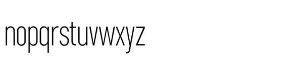 ZT Floogn Extra Light Font LOWERCASE