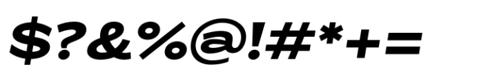 ZT Glora Pro Bold Expanded Italic Font OTHER CHARS