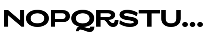 ZT Glora Pro Bold Expanded Font UPPERCASE
