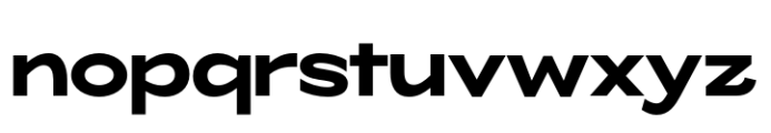 ZT Glora Pro Bold Semi Expanded Font LOWERCASE