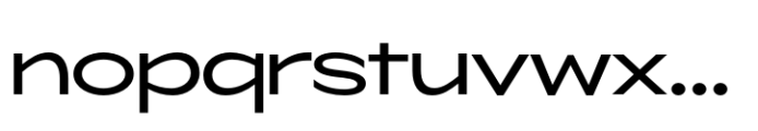 ZT Glora Pro Expanded Font LOWERCASE