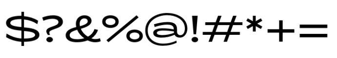ZT Glora Pro Extra Expanded Font OTHER CHARS