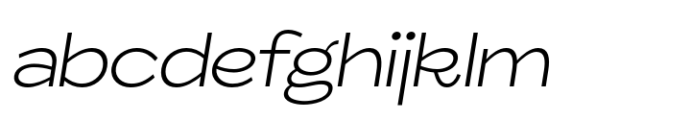 ZT Glora Pro Extra Light Semi Expanded Italic FONT