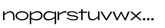 ZT Glora Pro Light Expanded Font LOWERCASE