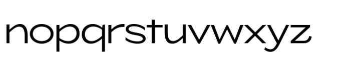 ZT Glora Pro Light Semi Expanded Font LOWERCASE