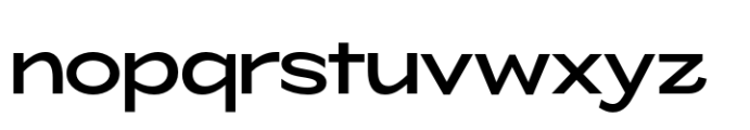 ZT Glora Pro Medium Semi Expanded Font LOWERCASE