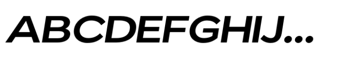 ZT Glora Pro Semi Bold Semi Expanded Italic Font UPPERCASE