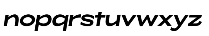ZT Glora Pro Semi Bold Semi Expanded Italic Font LOWERCASE