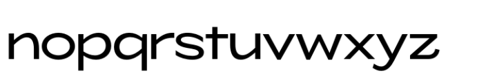 ZT Glora Pro Semi Expanded Font LOWERCASE