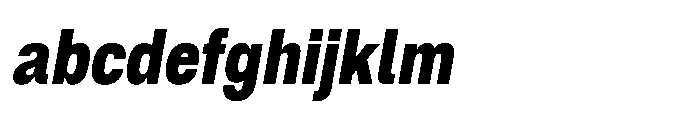 ZT Hoky Black Condensed Italic FONT