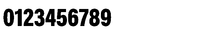 ZT Hoky Black Condensed Font OTHER CHARS