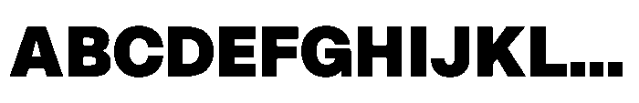 ZT Hoky Black Font UPPERCASE