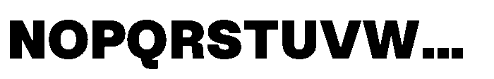 ZT Hoky Black Font UPPERCASE