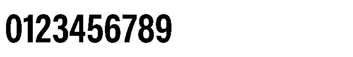 ZT Hoky Bold Condensed Font OTHER CHARS