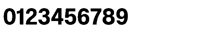 ZT Hoky Bold Semi Condensed Font OTHER CHARS