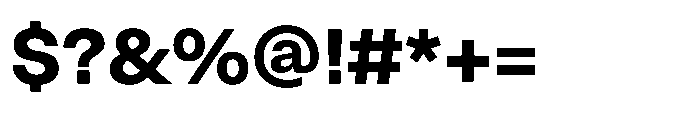 ZT Hoky Bold Font OTHER CHARS