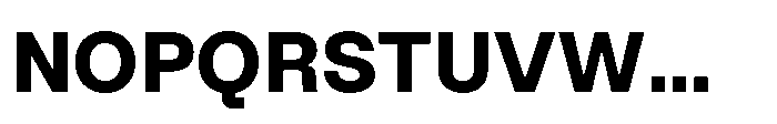 ZT Hoky Bold Font UPPERCASE