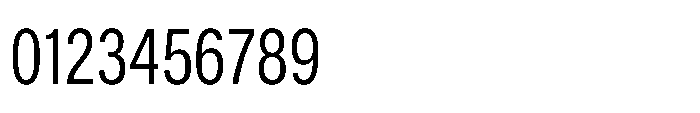 ZT Hoky Condensed Font OTHER CHARS