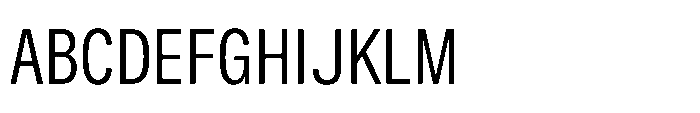ZT Hoky Condensed Font UPPERCASE