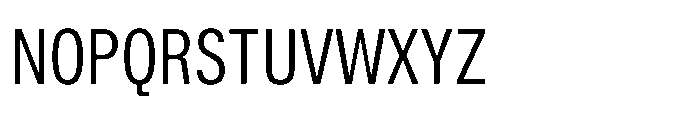 ZT Hoky Condensed Font UPPERCASE